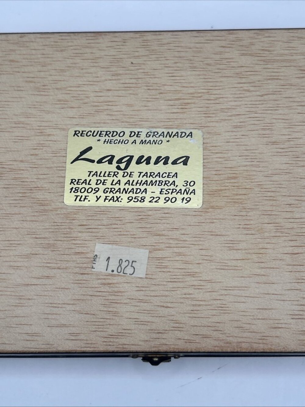 Miguel Laguna Playing Card Box Lacquered Mosaic Wood Inlay Handmade In Spain - Picture 10 of 16